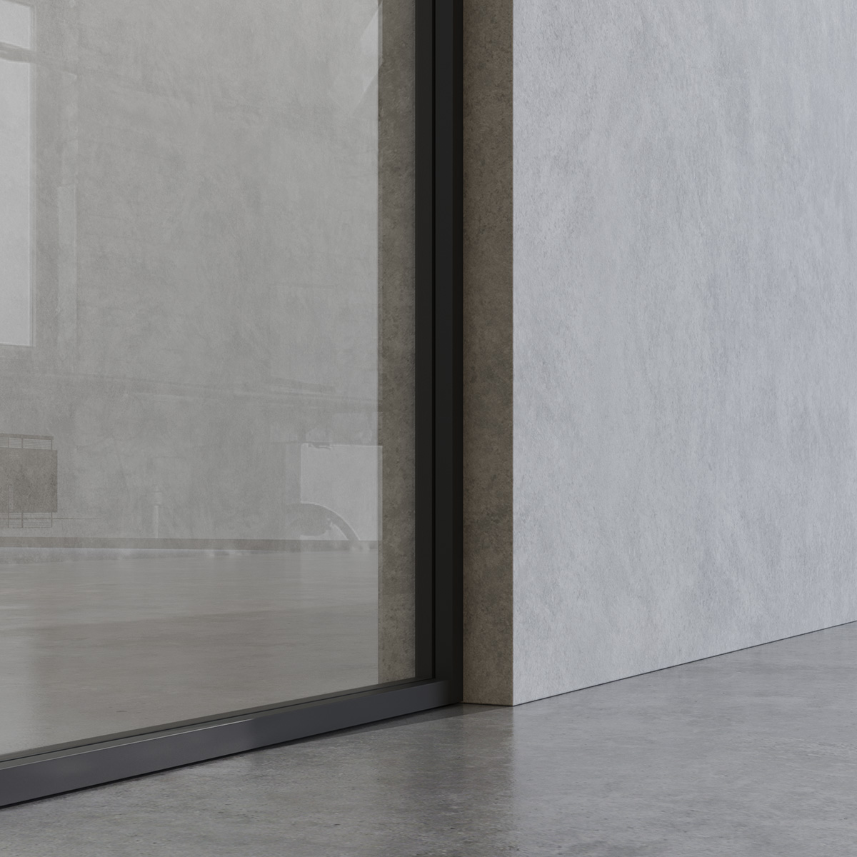 Detalj fiksne pregrade.