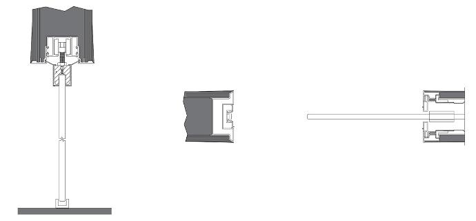 Pocket door MAIA flush wall configurations Pocket door MAIA flush wall configurations