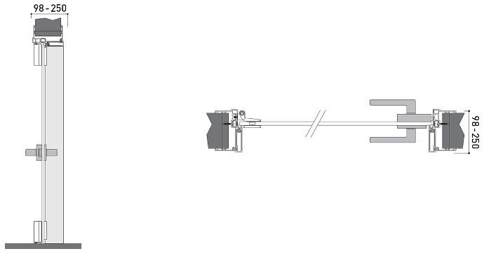 Maia split jamb configurations