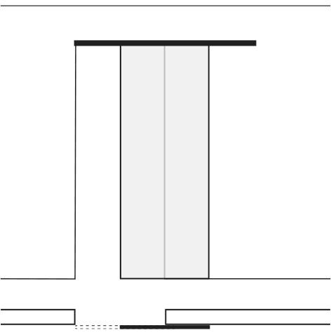 Etta top hanged sliding schema