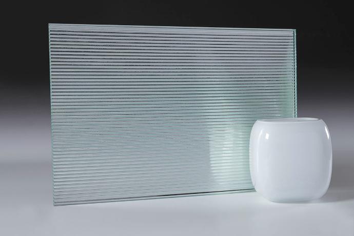 Mini ribbed mirror - sample