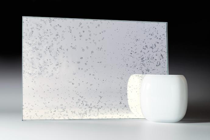 Light Dots Black - Antique Mirror - sample