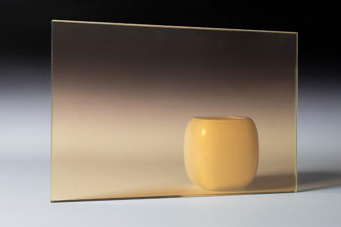 Pastel Orange - Color Transparent Glass - sample