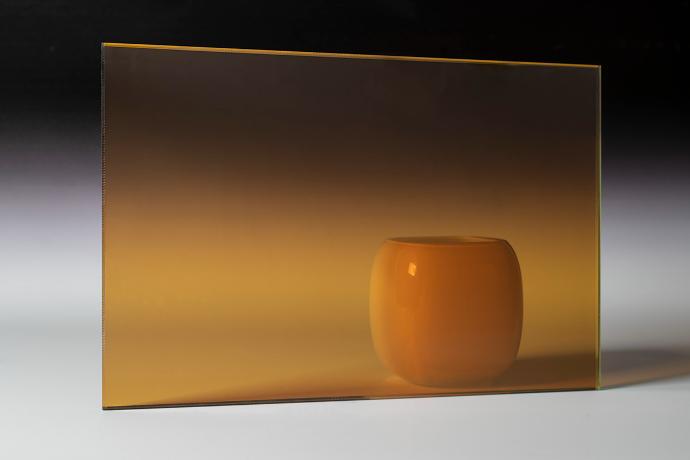 Caramel - Color Transparent Glass - sample