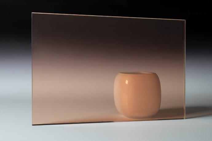 Peach - Color Transparent Glass - sample
