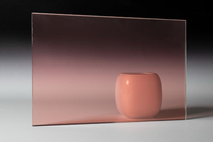 Pink - Color Transparent Glass - sample