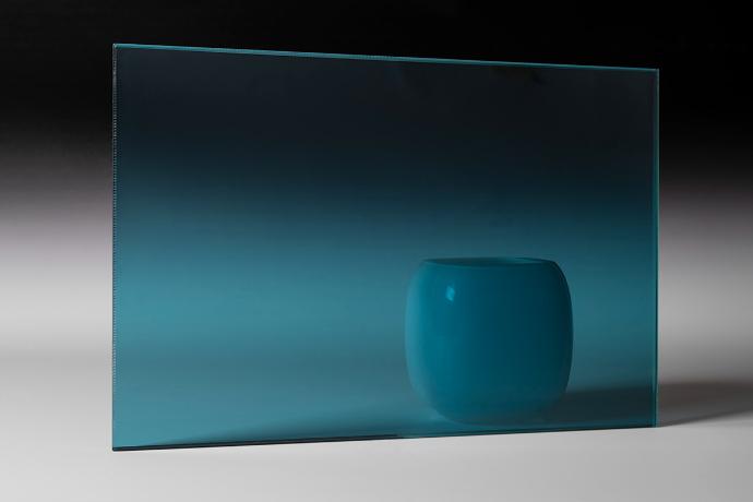 Petrol Green - Color Transparent Glass - sample