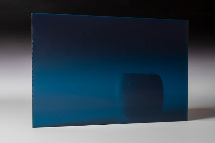 Petrol Blue - Color Transparent Glass - sample