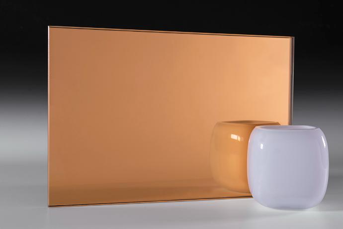 Peach - Color Laminated Mirrors - sample