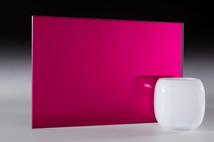 Magenta - Color Laminated Mirrors - sample