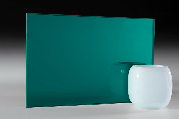 Petrol Green - Color Laminated Mirrors - sample