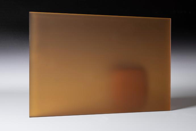 Caramel - Color Laminated Frosted Glass - sample