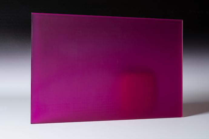 Magenta - Color Laminated Frosted Glass - sample