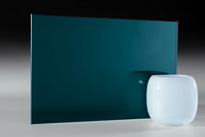 Petrol Blue - Color Laminated Mirrors - sample