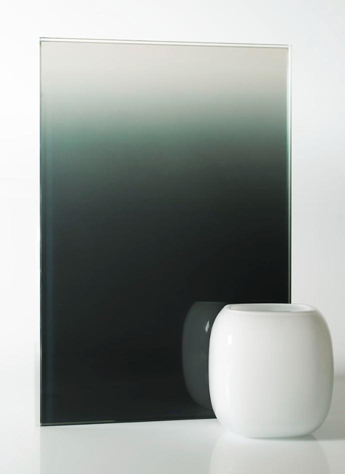 Petroleum Ombre Mirror - sample