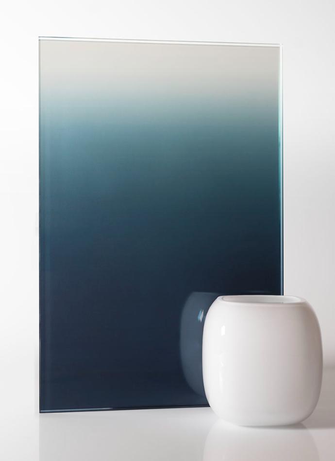 Aquamarine Ombre Mirror - sample