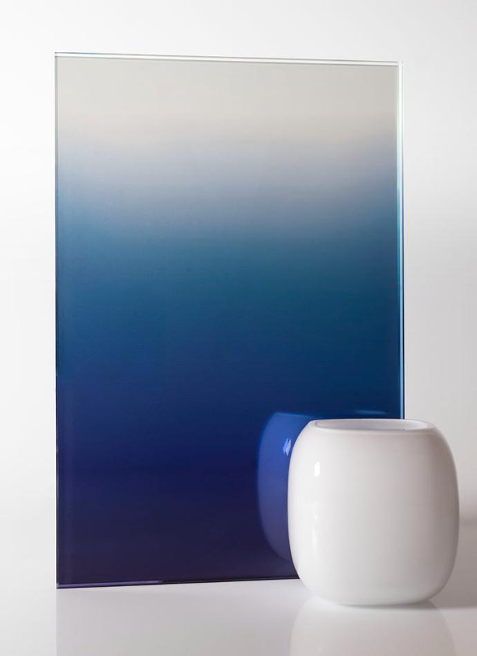 Cobalt Ombre Mirror - sample