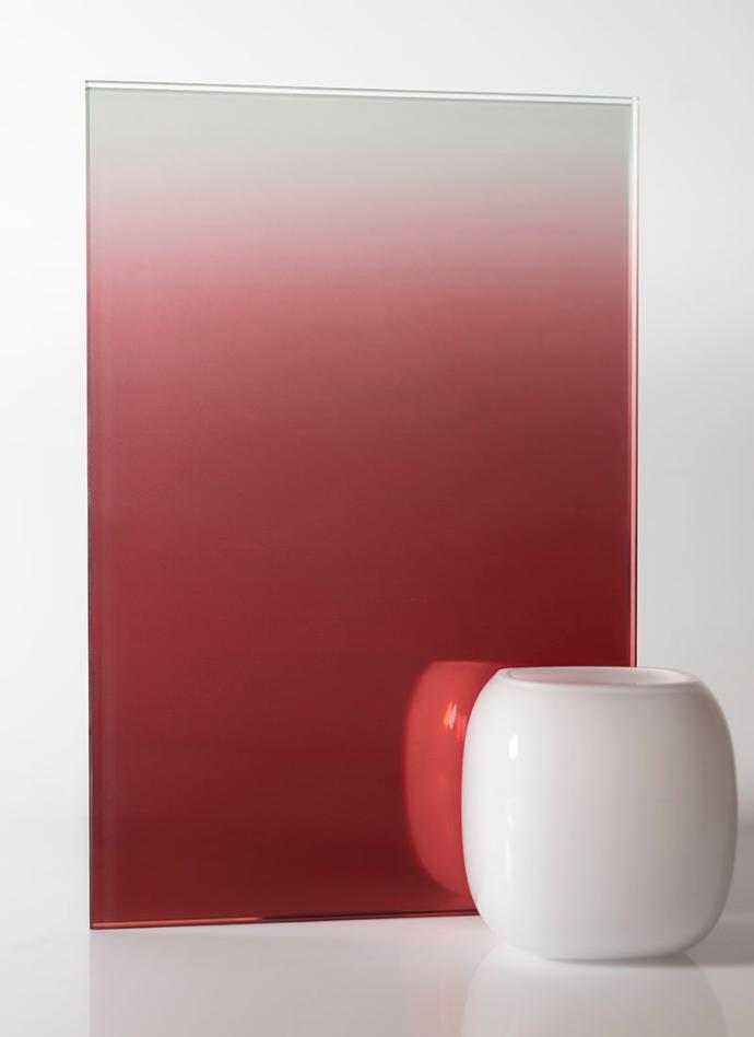 Peach Ombre Mirror - sample